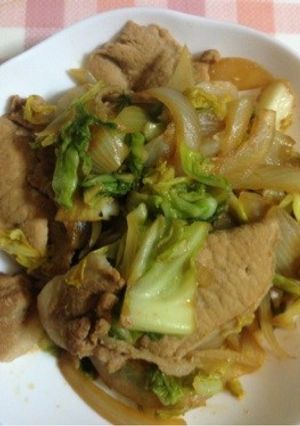 春キャベツと豚肉の生姜焼き♪-レシピのメイン写真