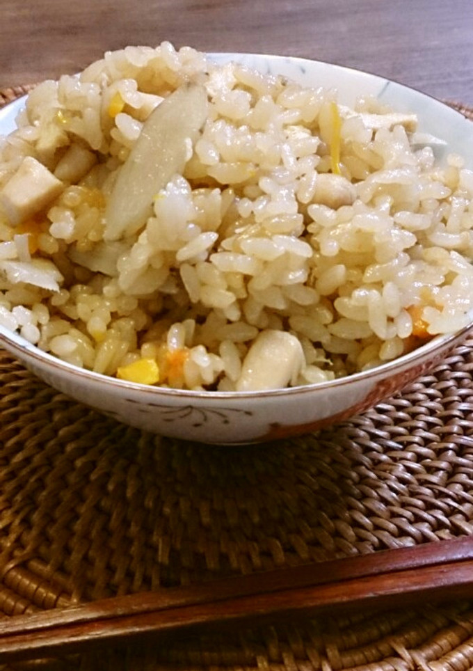 春！新ごぼうと鶏肉の炊き込みごはん-レシピのメイン写真