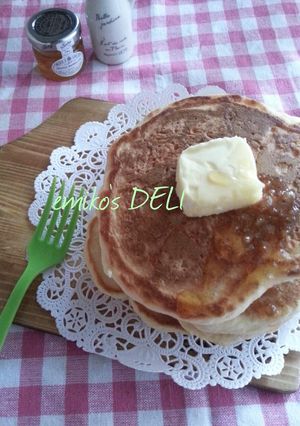 お豆腐でモチモチパンケーキ♥ダイエットに-レシピのメイン写真