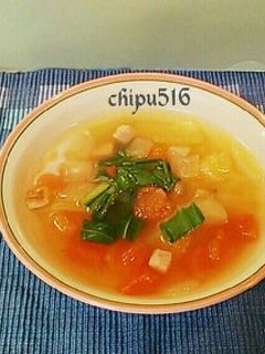 超簡単 ダイエットにトマトのスープ-レシピのメイン写真