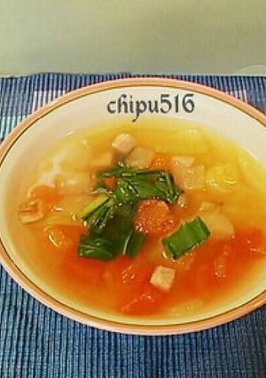 超簡単　ダイエットにトマトのスープ-レシピのメイン写真