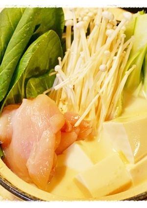 こっそり一人で美人、豆乳鍋。-レシピのメイン写真