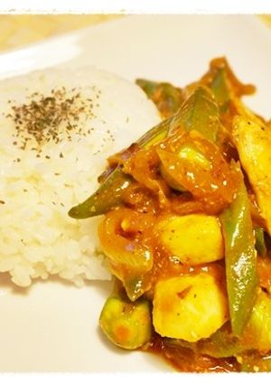 フライパン1つで美肌、メカジキカレー。-レシピのメイン写真