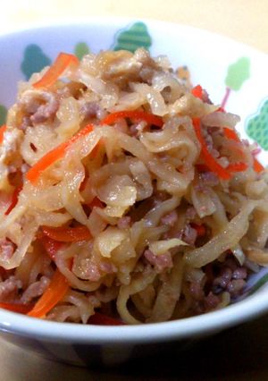 簡単！激ウマ！豚挽き肉と切干大根の煮物-レシピのメイン写真