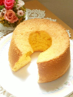 野菜ジュースシフォン☆-レシピのメイン写真