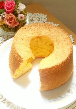 野菜ジュースシフォン☆-レシピのメイン写真
