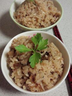 干し椎茸の炊き込みご飯-レシピのメイン写真