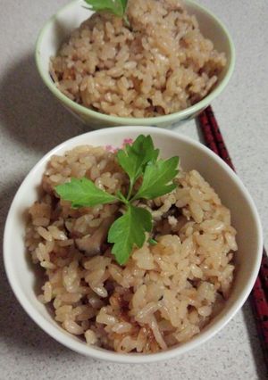 干し椎茸の炊き込みご飯-レシピのメイン写真