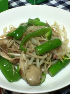 アスパラとベーコンのにんにく炒め-レシピのメイン写真