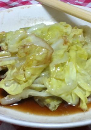 キャベツのごま油と醤油和え-レシピのメイン写真