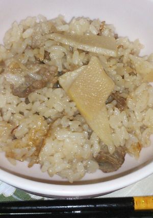 ( *´艸`)ｳﾏｳﾏ隣のﾀｹﾉｺご飯-レシピのメイン写真