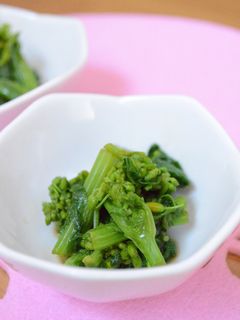菜の花の柚子わさび和え-レシピのメイン写真