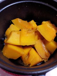 ストウブ♪砂糖なしホクホクかぼちゃ煮物♪-レシピのメイン写真
