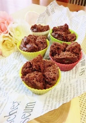 噴火するココア蒸しパン-レシピのメイン写真