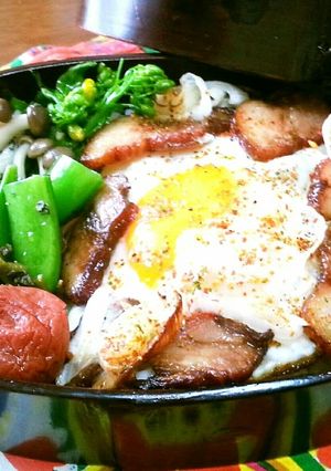 男子が喜ぶ『今治焼豚玉子飯』わっぱ弁当♪-レシピのメイン写真