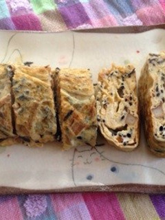 簡単☺︎ひじき入り卵焼き-レシピのメイン写真