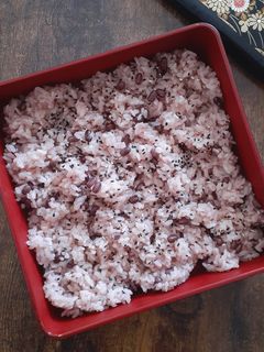 簡単☆レンジと炊飯器で作るお赤飯-レシピのメイン写真