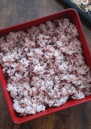 簡単☆レンジと炊飯器で作るお赤飯-レシピのメイン写真