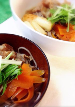 鴨蕎麦ならぬ豚蕎麦♪-レシピのメイン写真