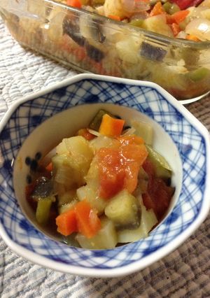 電子レンジで簡単ラタトゥイユ-レシピのメイン写真