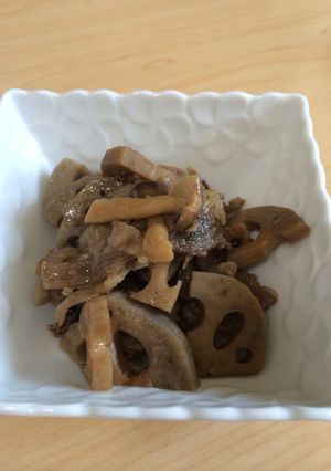 常備菜！牛肉とレンコン煮-レシピのメイン写真