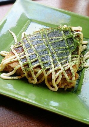 ＊たこ焼き粉で作ったライスお好み焼き＊-レシピのメイン写真