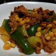 野菜と豚肉のトマト炒め