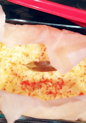 サフランライス♡人参入り蒸し焼きver♪-レシピのメイン写真