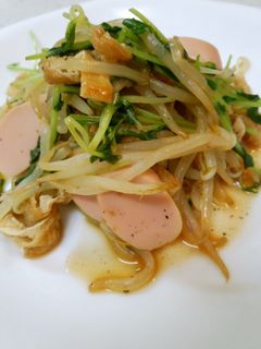 簡単♪ もやしと豆苗の炒めもの-レシピのメイン写真