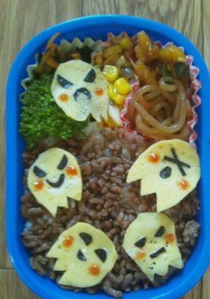 おばけ弁当（キャラ弁）-レシピのメイン写真