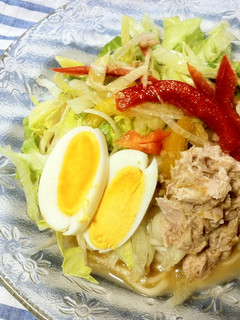 サラダうどん-レシピのメイン写真
