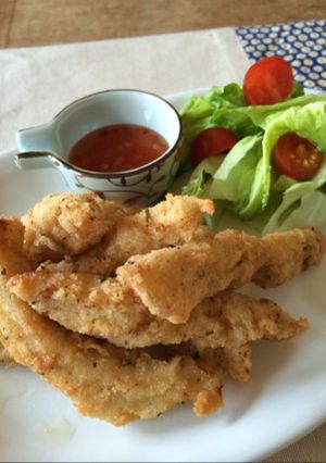 ガーリックシーズニングのフライドチキン-レシピのメイン写真