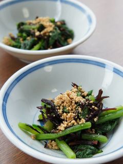 ほうれん草とひじきのごま和え-レシピのメイン写真
