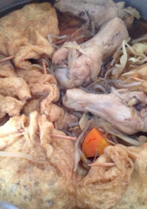 油揚げの餅入り巾着煮-レシピのメイン写真