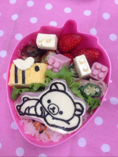 キャラ弁 リラックマ 海苔切り-レシピのメイン写真