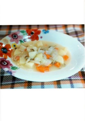 シチュールーで♪簡単野菜たっぷりスープ-レシピのメイン写真