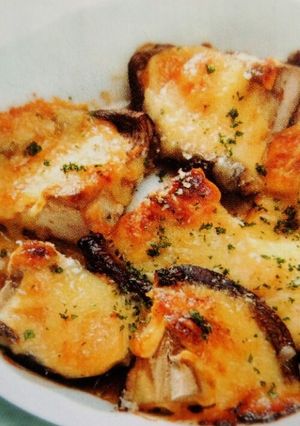 ジューシーしいたけの味噌マヨネーズ焼き-レシピのメイン写真
