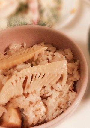 穂先筍のさっぱり炊き込みご飯-レシピのメイン写真
