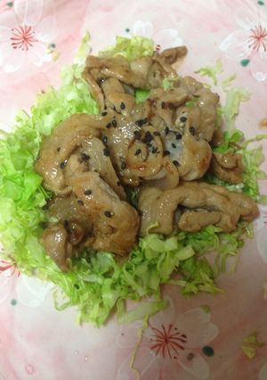 豚肉の甘辛 春キャベツのせ-レシピのメイン写真