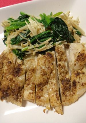 鶏むね肉の金ごますりごまソテー-レシピのメイン写真