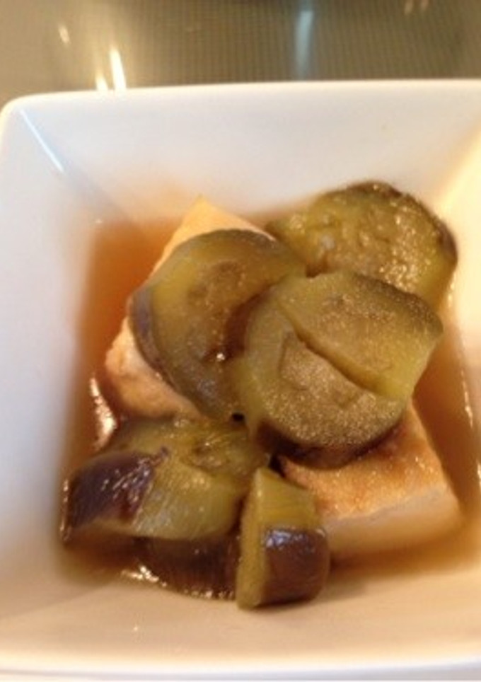 簡単 なすと厚揚げの煮物-レシピのメイン写真