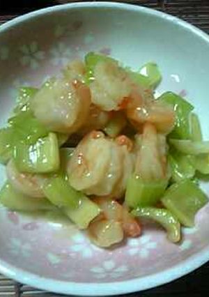 海老とセロリの中華風あんかけ-レシピのメイン写真