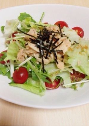 簡単！ぶっかけサラダそうめん-レシピのメイン写真