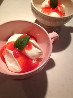 超簡単!いちごのデザートムース-レシピのメイン写真