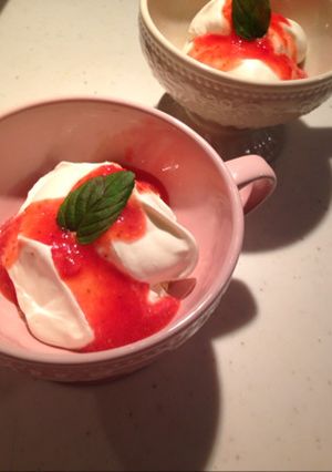 超簡単!いちごのデザートムース-レシピのメイン写真