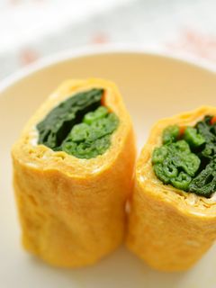 ほうれん草の卵焼き-レシピのメイン写真