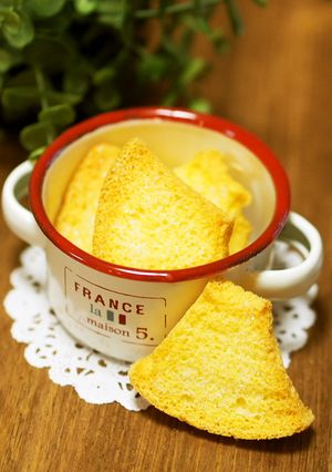 ✿シフォンをアレンジ✿バニラ風味のラスク-レシピのメイン写真
