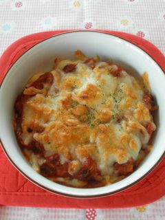 お麩で♪鯖入りトマトグラタン-レシピのメイン写真