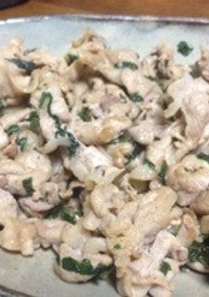 豚もも肉の紫蘇バター醤油炒め★-レシピのメイン写真