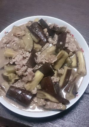 豚こまとなすのトロ旨炒め-レシピのメイン写真